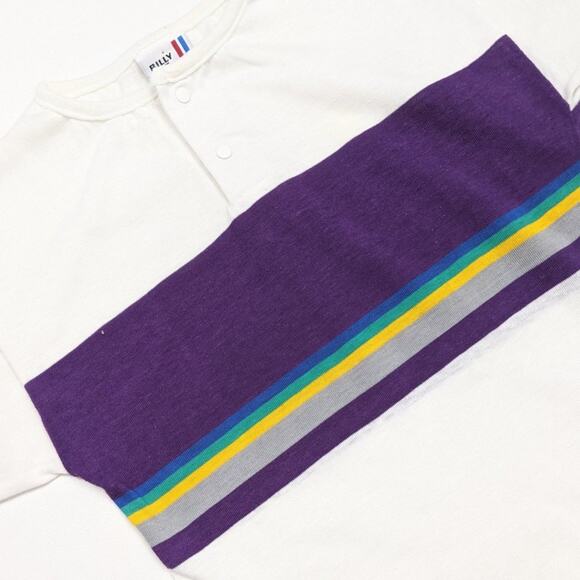 Vintage Billy the Kid T-Shirt Boys Size 7 White Stripe Tee - Picture 2 of 4